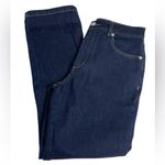 NEW SER.O.YA Cropped Jeans Straight Leg Size 25 Dark Blue Wash Denim‎ Photo 2