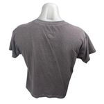 Lululemon Women's Black Washed Short Sleeve Crew Cropped T Shirt Tee Top Size 4 Photo 1