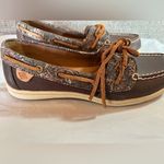 Sperry  Top Sider Women’s Barrelfish Animal Print Boat Shoes‎ Size 8 Deck Yacht Photo 1