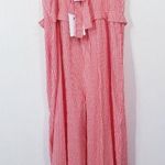 Gal Meets Glam Gingham Ruffle Logan Jumpsuit Wide Leg Square neckline Photo 1