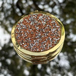Foldable sequin vanity small mirror Gold Photo 0