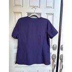 FIGS  Casma Womens Technical Collection VNeck Scrub Top Purple Shadow Size Medium Photo 3
