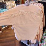 Walt Disney World Velour Embroidered Flower Spirit Jersey 🌼 🪴 ☀️ Orange Size L Photo 1