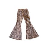 Shyanne  WOMEN'S HIGH RISE SNAKE PRINT SUPER FLARE JEANS size 31 Photo 7