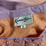 38 Kaanachi Silk beaded tank slit dress Photo 6