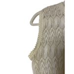 Vintage Pariseanne knitwear lace cream tank top Sz M based on PTP 18" Size M Photo 3