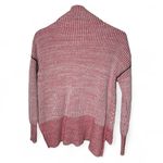 Soft Surroundings Size Medium Coral Heathered Stripe Selene in Sunset Sweater XS Photo 2