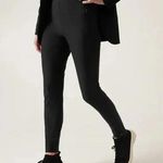 Athleta Pants Black Stellar Tight Commute Work Travel Zip Pockets Size 2 Photo 0