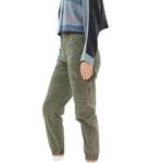 American Eagle  Super Stretch Relaxed Mom Cargo Joggers in Olive Size 2 Photo 2