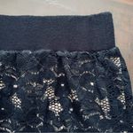 Forever 21  Black & Nude Lace Mini Pencil Skirt | Size: S Photo 3