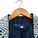 French Connection  Embroidered Tassel Vest Size 10 Black‎ and Cream Photo 1