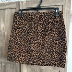 Cheetah Print Midi Skirt Multi Size M Photo 1