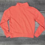 PINK - Victoria's Secret  Quarter Zip Pullover Sweatshirt Women XS Neon Pink Orange Photo 2