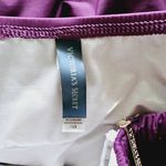 Victoria's Secret Plum Riched Strapless One Piece Swimsuit Size 12B Photo 5