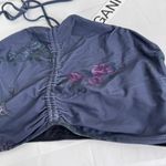 Ganni  Ruched Floral Print Bikini Top Size 8‎ NWT Photo 7