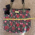 Betsey Johnson  Sequined Roses Purse Shoulder Bag Romantic Whimsical Flirty Fun Photo 10