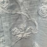 Lulus  Darling Confidence NWT Large Light Blue Rosette Bustier Lace-Up Midi Dress Photo 5