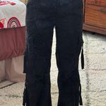 Aeropostale  Black Low-Rise Cargo Pants Photo 3