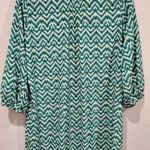 Gap Casual Green Long Sleeve Mini Dress Photo 1