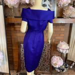 Alex Evenings VINTAGE 1990'S ELECTRIC PURPLE/BLUE COCKTAIL DRESS & BOLERO SET 6 Photo 3