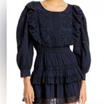 Love Shack Fancy  Santorini black cotton mini dress large Photo 0