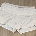 Lululemon White Speed Shorts Photo 0