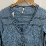 Free People Follow Your Heart Floral Embroidered Top Photo 2