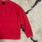 J.Crew Pink Italian Cashmere V-neck Sweater Photo 4