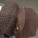 SHASHI Star Regular Toe Black Coffee Barre Pilates Yoga Full Grip Socks Size M Brown Size M Photo 6