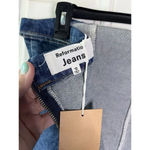 Reformation NWT Madilyn denim blue jean strapless mini dress Zip Up Size 12 Photo 5