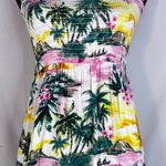 BB Dakota Steve Madden Paola Tropical Print Smocked Bodice Maxi Dress Size Small Photo 3
