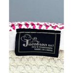 Jacobson Hat Company Havana Fedora Panama White Pink Wide Brim Outdoor 22" Photo 6