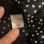 Caslon Black and White Polka Dot Linen Shorts Photo 4