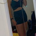 Green Two Piece Dress Photo 2