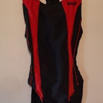 Sporti One Piece Swimsuit Sz 28 Ted Black Competition Swim Team Teen Red Photo 0