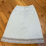 Woolite Women’s Vintage Lace Trim Half Slip Skirt Fairycore Ethereal Coquette S Blue Photo 0