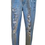 Refuge COPY -  Destressed Denim Raw Hem Jeans Sz.2 Photo 0