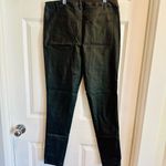 Women's Black Faux Leather Skinny Jeans Size undefined Photo 3