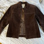 Brown Faux Leather Jacket Photo 0