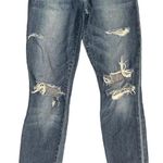 joe's jeans Joe’s Keagan Skinny Distressed Cotton Blend Blue Womens Jeans SZ 26 Photo 1