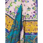 ETRO Milano Patch Quilt Skirt Blue Size 6 Photo 6