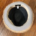 Magid hat fedora 100% paper natural black‎ fringe edge Tan Photo 4