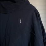 Free People Movement Venture Half Zip Pullover Size Small Oversized Black Photo 9
