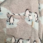 Munki Munki flannel penguin novelty print pajama top, size XL Photo 3