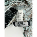 B.Moss Blue Paisley Midi Dress V Neck Sleeveless Casual Summer Stretch Size Med Photo 7