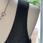 Z Supply  Black Ribbed Racerback Loose V-neck Fit Tank, Medium, Rounded hem, VGUC Photo 2