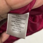 Christopher & Banks  Quilted Mock Neck - Fuchsia/Pink Paisley - Size Petite Large Photo 4