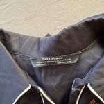 ZARA  Woman Embroidered Western Satin Top Photo 5