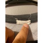 Luna  Gray And White Checkard Crew Neck Sweater Size Medium Photo 3