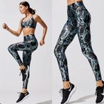 Carbon 38 NEW Metallic Snake High Rise Legging Photo 5